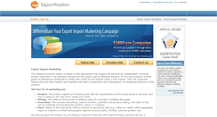 Desktop Screenshot of exportimportmarketing.com