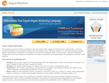 Tablet Screenshot of exportimportmarketing.com